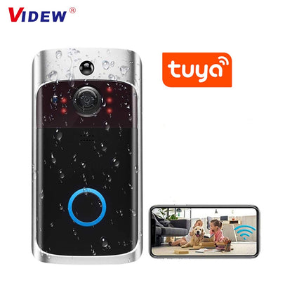 Tuya Smart WiFi Doorbell Wireless Security Camera Waterproof Ring Video Home Door Bell Night Vision Motion Detection