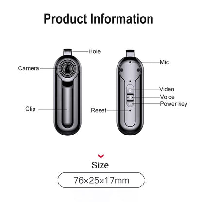 Mini Camera Recorder Secret Camcorder Video Voice Record Wearable Portable Outdoor Audio Cam Micro DVR Audio Record Oculta Cam