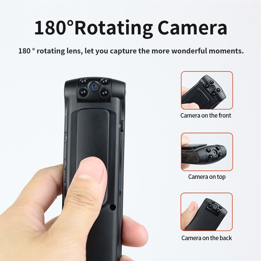 Small Body Camera 1080P HD Wireless  Wifi Small Video Camcorder Pen Camera Body Cam Camera Loop Recording Cam Motion Detection