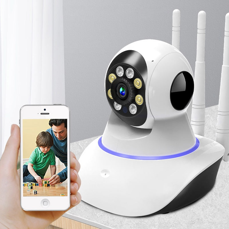 QZT WIFI IP Camera Security Video Surveillance 1080P Night Vision Smart Home Camera 360 Indoor CCTV Baby Monitor IP Camera WIFI