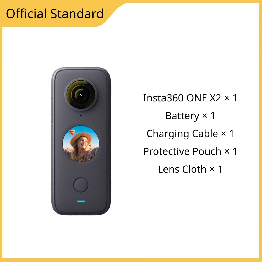 Insta360 ONE X2 Waterproof Action Camera FlowState Stabilization Steady Sport Cam