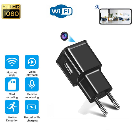 USB Surveillance Camera 1080P Mini Camera Plug with Wifi Action Security Camcorder Video Recorder Wireless Portable Hidden TF