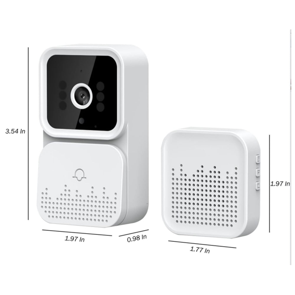 Tuya Smart Video Doorbell IR Night Vision Outdoor Wireless Door Bell Video Intercom WiFi Camera Smart Life Security Protection