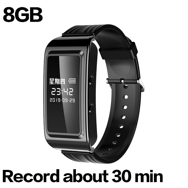 Trustdii HD 1080P Mini Camera Smart Bracelet Portable Wearable Video Recording Camcorder Wristband Camera Audio Sport DVR Watch