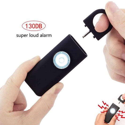 Self Defense Siren Safety Alarm for Women Keychain with SOS LED Light 130dB Personal Alarms Personal Security Keychain Alarm