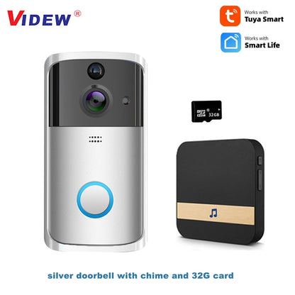 Tuya Smart WiFi Doorbell Wireless Security Camera Waterproof Ring Video Home Door Bell Night Vision Motion Detection