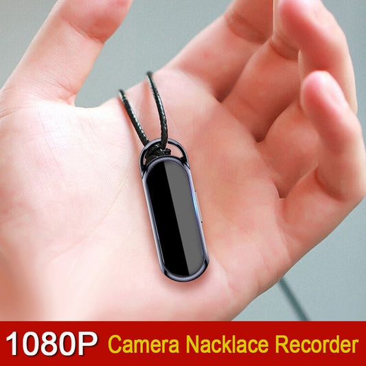 Small 1080P Micro Cam Secret Wearable Mini DV Camera Video Voice Recorder Body Cam Sport Clip Necklace Support Hidden TF Card