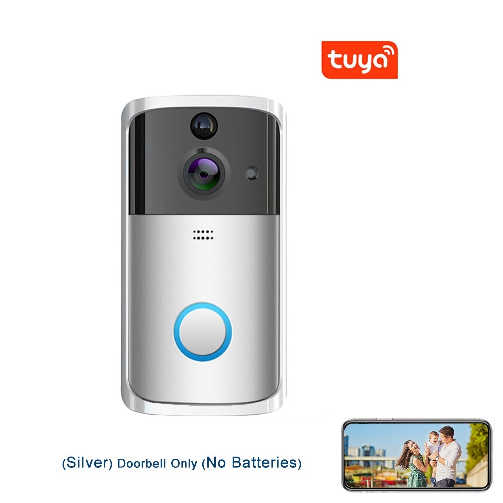 Tuya Smart Video Doorbell PIR WiFi Camera Intercom HD Outdoor Wireless Door Bell IR Night Vision Smart Life Security Protection