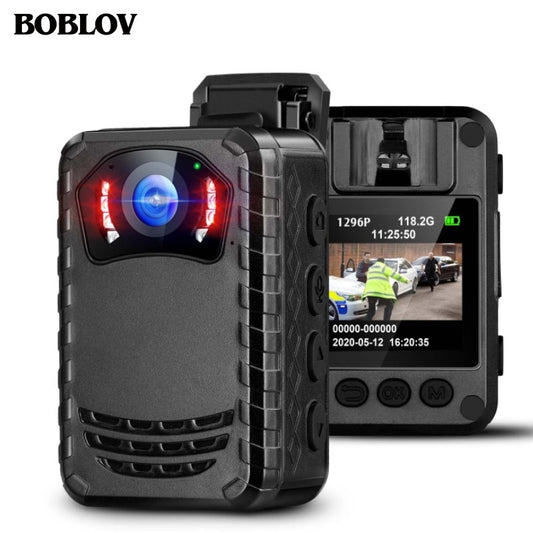 BOBLOV N9 Mini Body Camera Full HD 1296P Small Portable Night Vision Police Cameras Support 256G DVR Cam Dropshipping