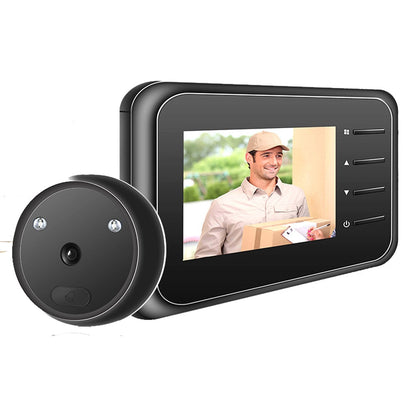 Topvico Video Peephole Doorbell Camera Video-eye Auto Record Electronic Ring Night View Digital Door Viewer Entry Home Security